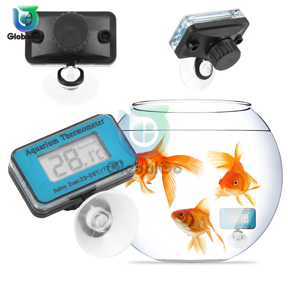 -50~+70 Waterproof LCD Digital Fish Tank Aquarium Thermometer Submersible Water Temperature Meter Temperature Control