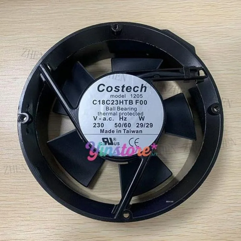

Y 1 Pc. New FOR Costech C18C23HTB F00 Axial Cooling Fan 17050 230VAC 29W 17CM
