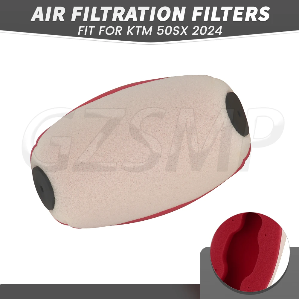 

Fit for Husqvarna TC50 2024- 2025 GasGas MC50 SX50 Factory Edltlon 2024- Motorcycle Air Filter Sponge Air Intake Cleaner