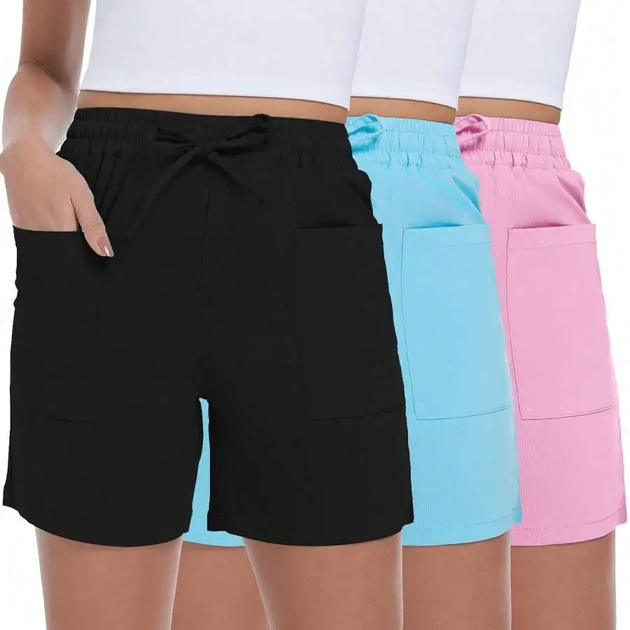 

3-Pack Casual Sports Shorts Breathable Comfortable Quick Dry