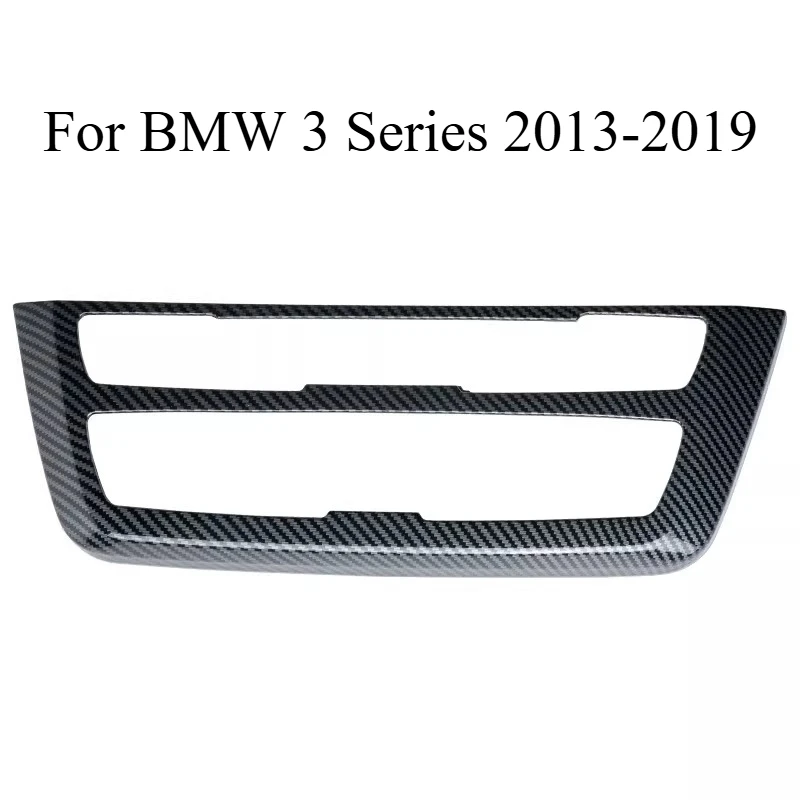 

For BMW 3 Series 2013-2019 Automotive Interior Modified Carbon Fiber Pattern Central Control CD Volume Keys Panel Decorative