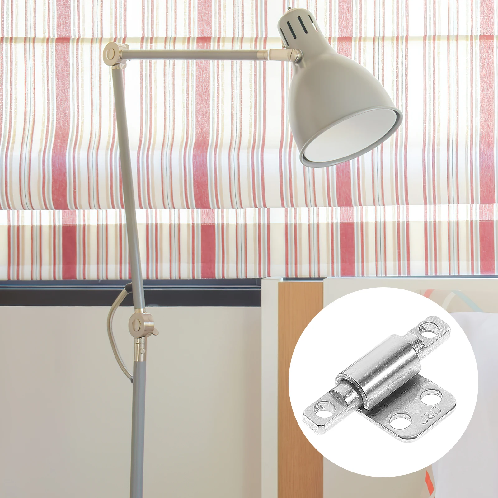 

2pcs Small Stainless Steel Hinges Durable Oxidation Resistant 360Degree Rotation Folding Stand for Cabinet Doors Camera Support
