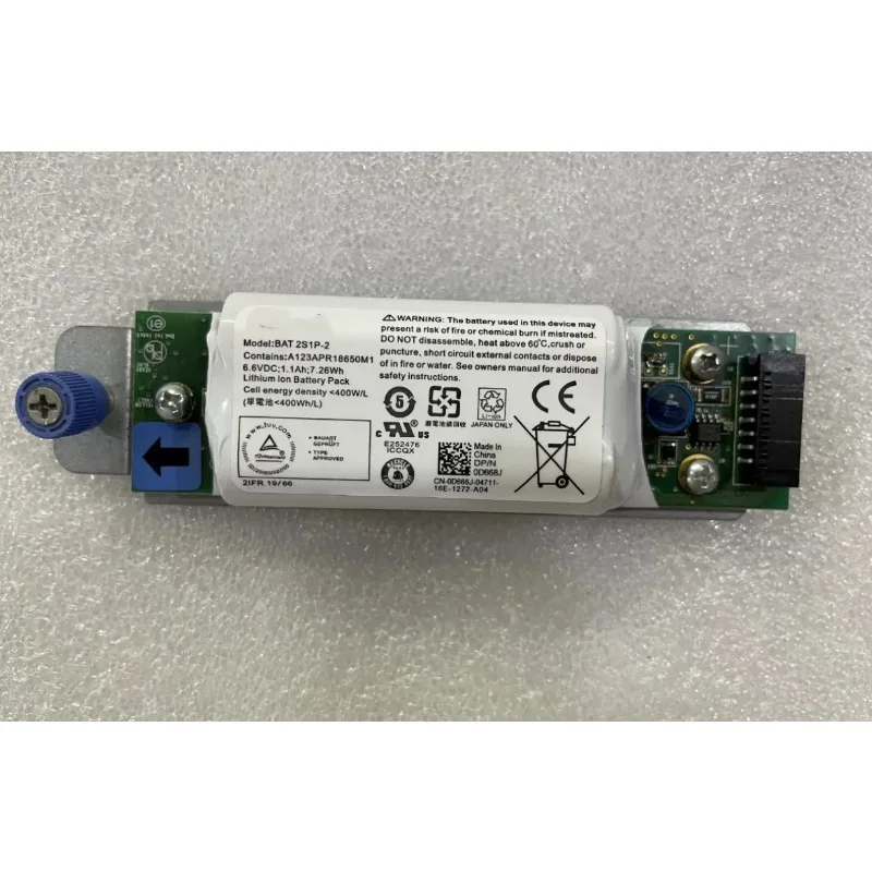 Original New 0D668J 2S1P-2 backup battery module power adapter For DELL MD3800I MD3820I MD3200I Controller Battery Year 2025