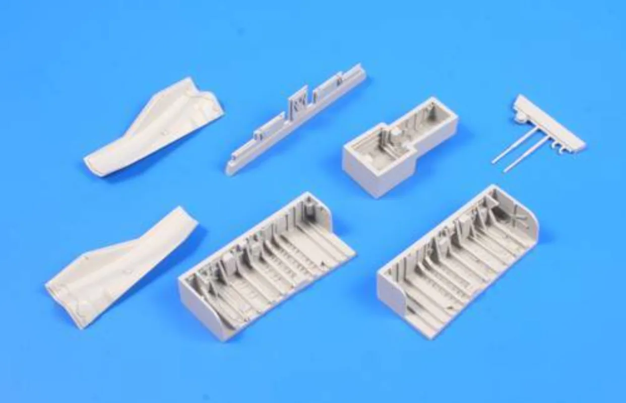 CMK 4330 1/48 Tornado IDS Juego de tren de rodaje con compartimento para ruedas de resina para Revell