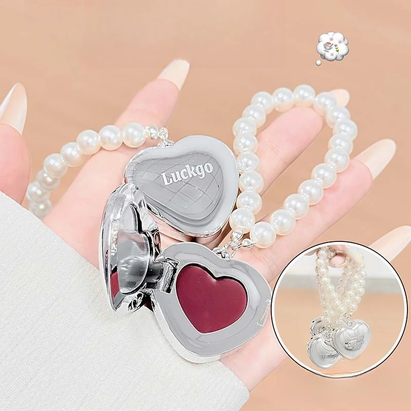 Crystal Heart Lip Jelly Velvet Matte Non Drying Hydrating 3g Portable Daily Makeup Soft Creamy Texture Long Lasting Color