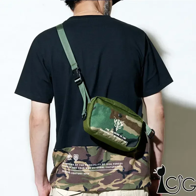 애니메이션 모바일 슈트 건담 코스프레 MS 나일론 배낭 학생 학교 가방 캐주얼 패션 어깨 가방 메신저 가방 핸드백