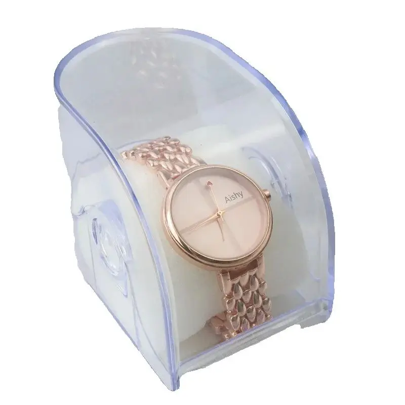 Factory direct sale: European and American fashion women's alloy watch, simple and individual quartz wristwatch (with box）