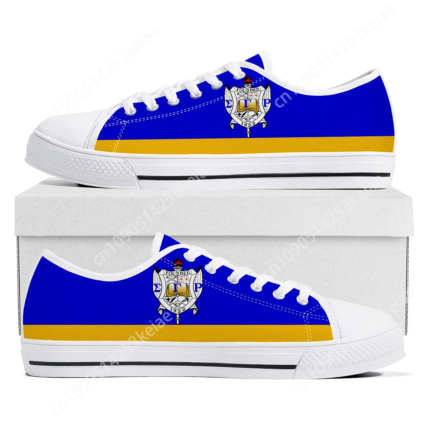 أحذية رياضية Rho Sorority Σ ΓP 1922 منخفضة الجودة سيجما جاما رجل إمرأة مراهق قماش حذاء رياضة أحذية غير رسمية مصنوعة حسب الطلب حذاء مخصص