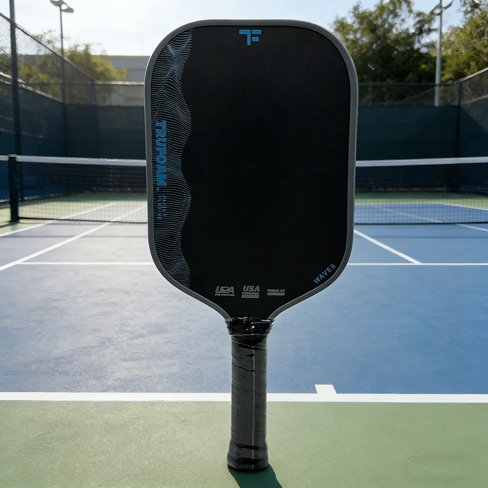 

High-density Corrugated Pickleball Paddles Thermoformed T700 Carbon Fiber CRBN Wave EPP Foam Core USAPA Certified