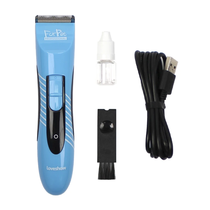 Loveshow-L2 Alat Rias Rambut Anjing Kecil Kebisingan Rendah Kit Perawatan Hewan Peliharaan Listrik Isi Ulang Profesional Gunting Rambut Hewan