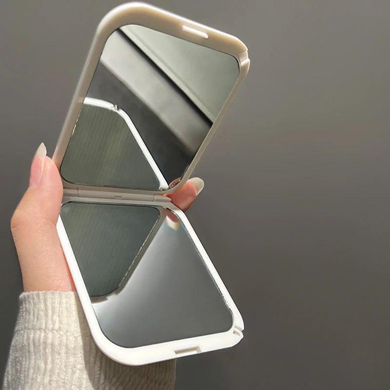 Fireworks Portable Folding Makeup Mirror Portable Pocket Mirror Women Rectangle Cosmetic Make Up Mirror For Tools Vanity