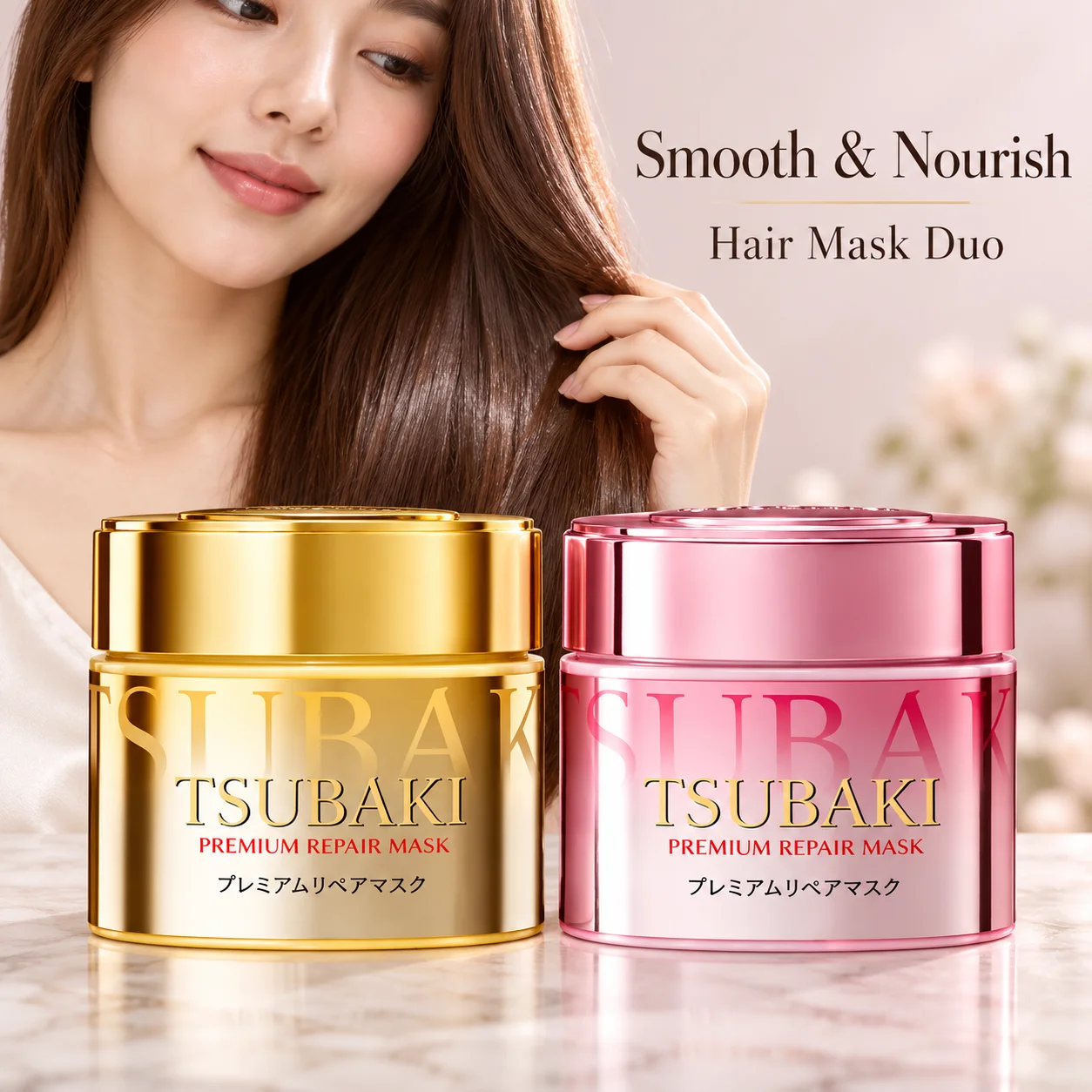 Hair Conditioner For Frizzy Hair With Nourishing Care In A Gold Jar For A Softer Feel And Smoother Dry Hair After Conditioning