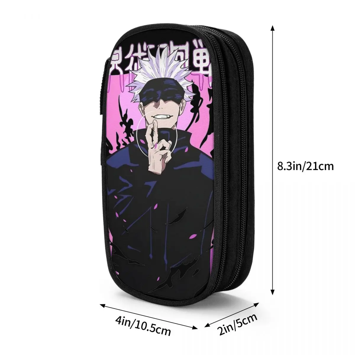 Gojo Satoru astucci per matite Jujutsu Kaisen Anime Pen Box Pencil Bags Girl Boy Large Storage materiale scolastico astuccio per matite cosmetiche