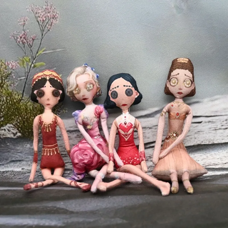 

Identity V женщина-танцовщица Маргарета Зелле аниме подвижная мягкая кукла с абстрактным проволочным скелетом для тела косплей куклы на Хэллоуин