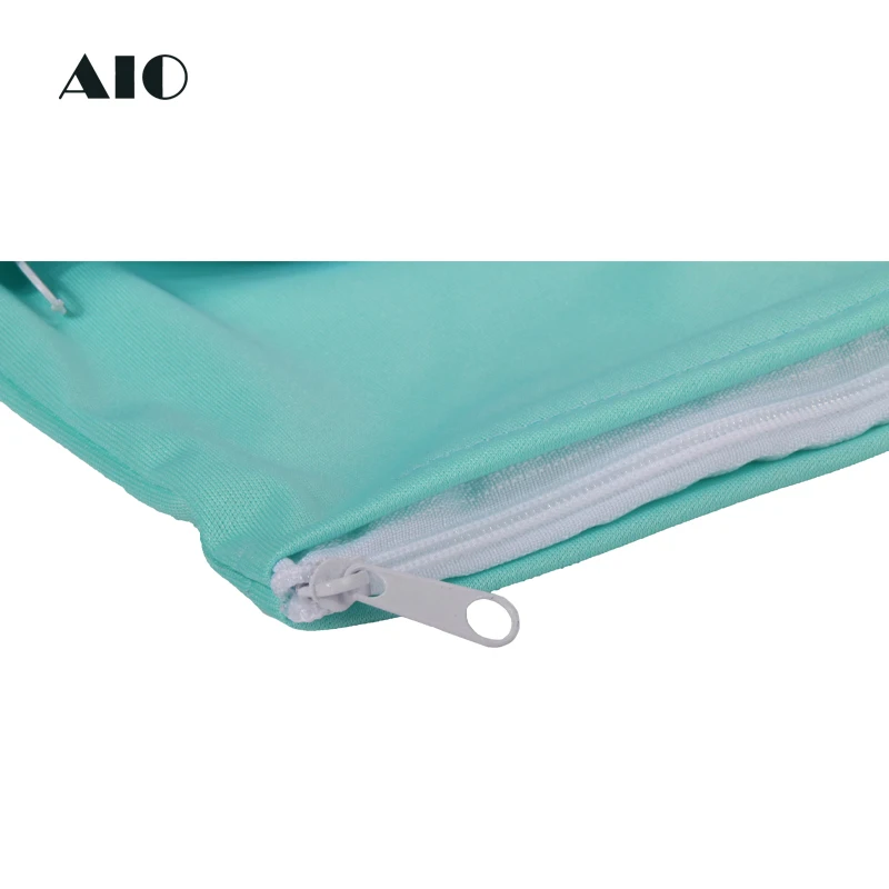 AIO-Bolsa multiusos reutilizable para pañales de bebé, bolso húmedo y seco con asa de tela de doble bolsillo, impermeable, venta al por mayor, 25x35cm