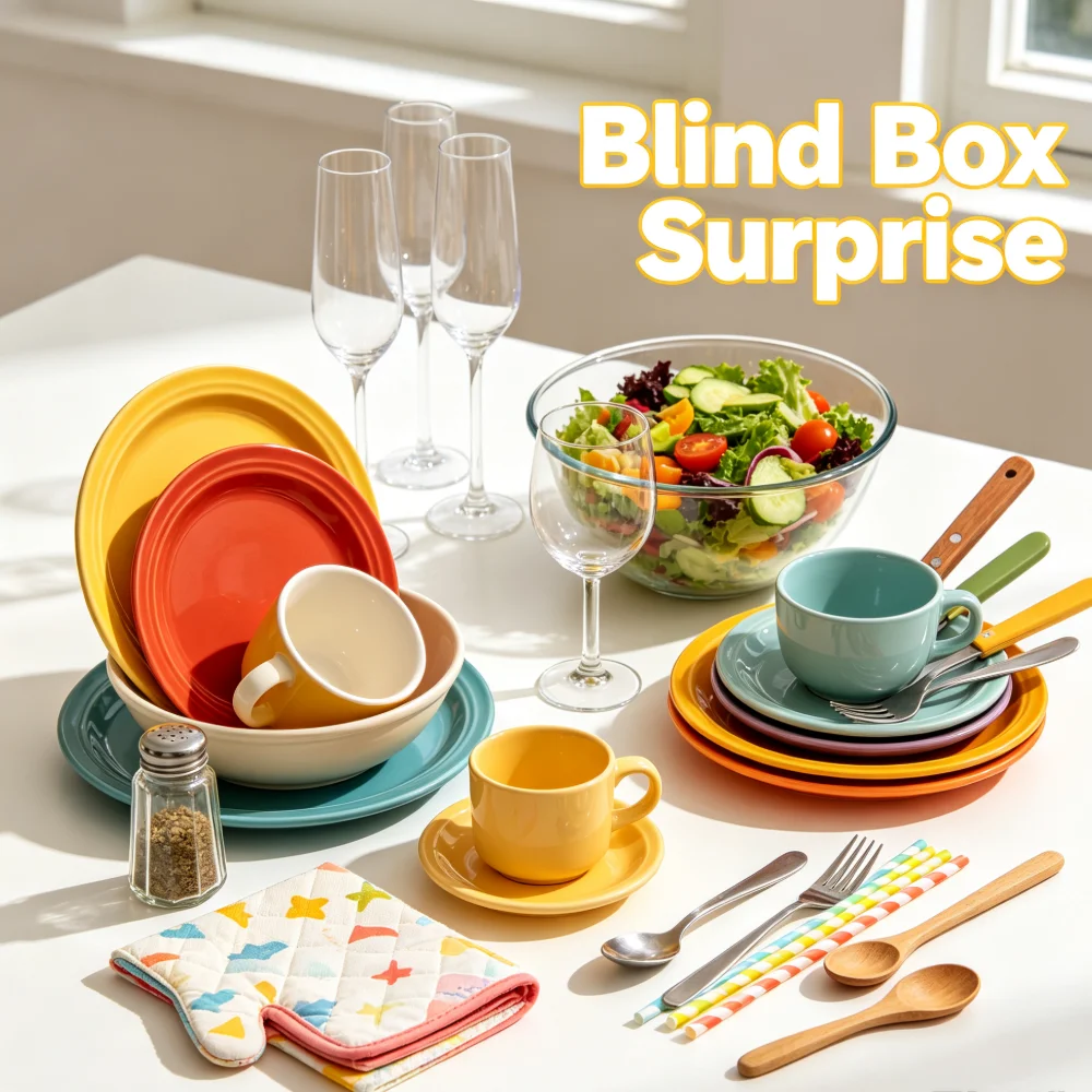 Radiant Crystal Glass Dining Mystery Box Creates Light Shadow Beauty Under Indoor Soft Lighting