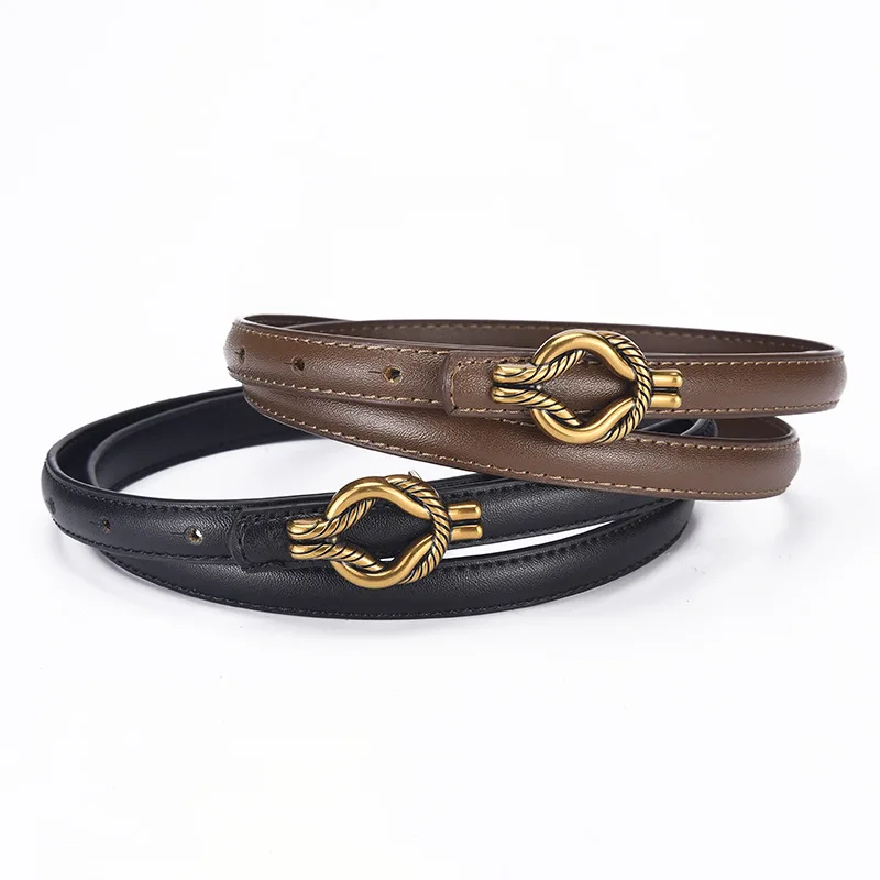 Belt, Women's Decorative Dress, Jeans, Versatile Pants, Ins Belt, Thin Decorative, High End