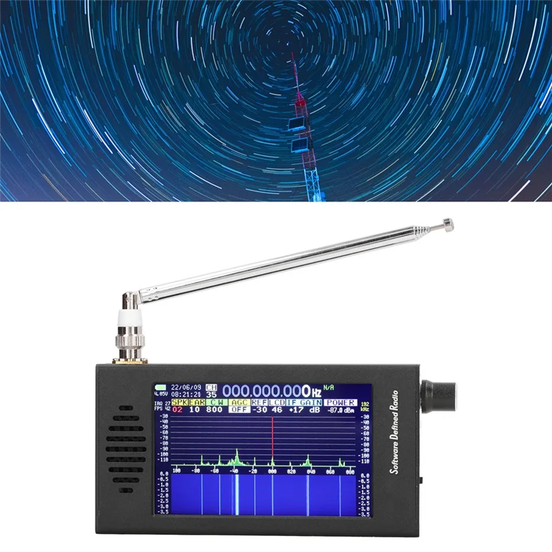 Ingenious-For DSP SDR Radio Receiver 4.3 Inch Touch Screen 100Khz To 149Mhz FM MW SSB CW HAM Radioodbiornik krótkofalowy