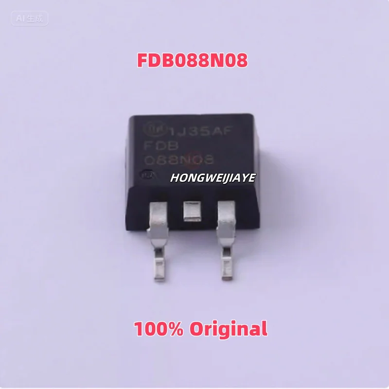 

5PCS 100% New FDB088N08 TO-263 Brand New Original Chips ic