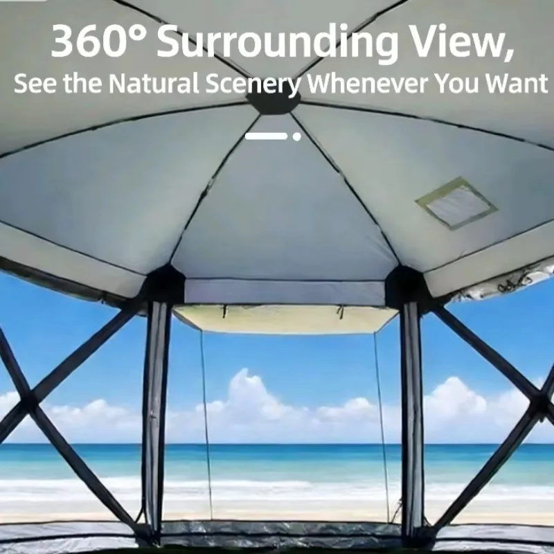 Automatic Setup Camping Car Tail Tent 2 Minute Quick Install