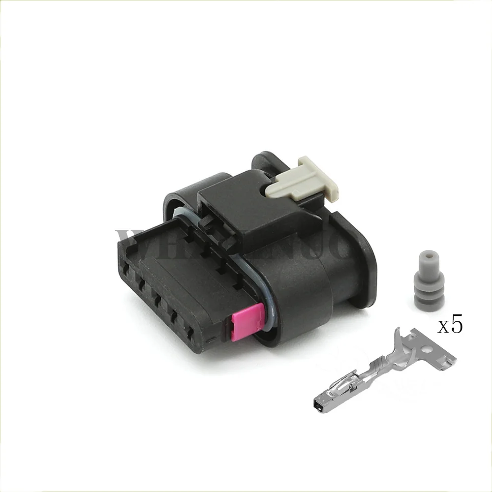 Automotive Connector (5  mother pole) 1-2355515-1  1-1718806-1  Female Audio Socket Tweeter Plug Auto   Connector