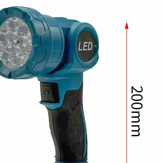 LED Flashlight Work Light For BL1830 BL1815 18V For Battery Rechargeable Portable Lamp For Automotive Repair Outdoor Camping Too