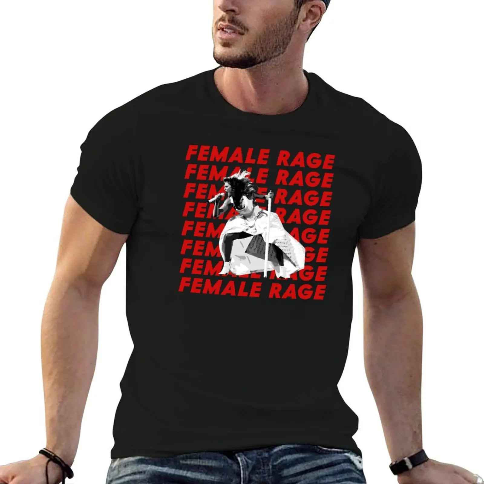 

FEMALE t for RAGE tshirt man anime T-Shirt men THE casual ERAS shirts