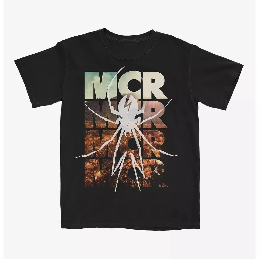 2026 New Cool Hot My Chemical Romance Grim Reaper Clock Band T-Shirt Cotton Graphic Tee Men Women Summer Streetwear -