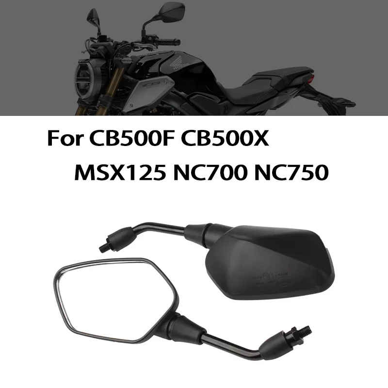 

Motorcycle Side Rear View Rearview Mirrors For Honda NC700 NC700S NC700X NC750 NC750X NC750S NC 700 750 S/X Black Mirror