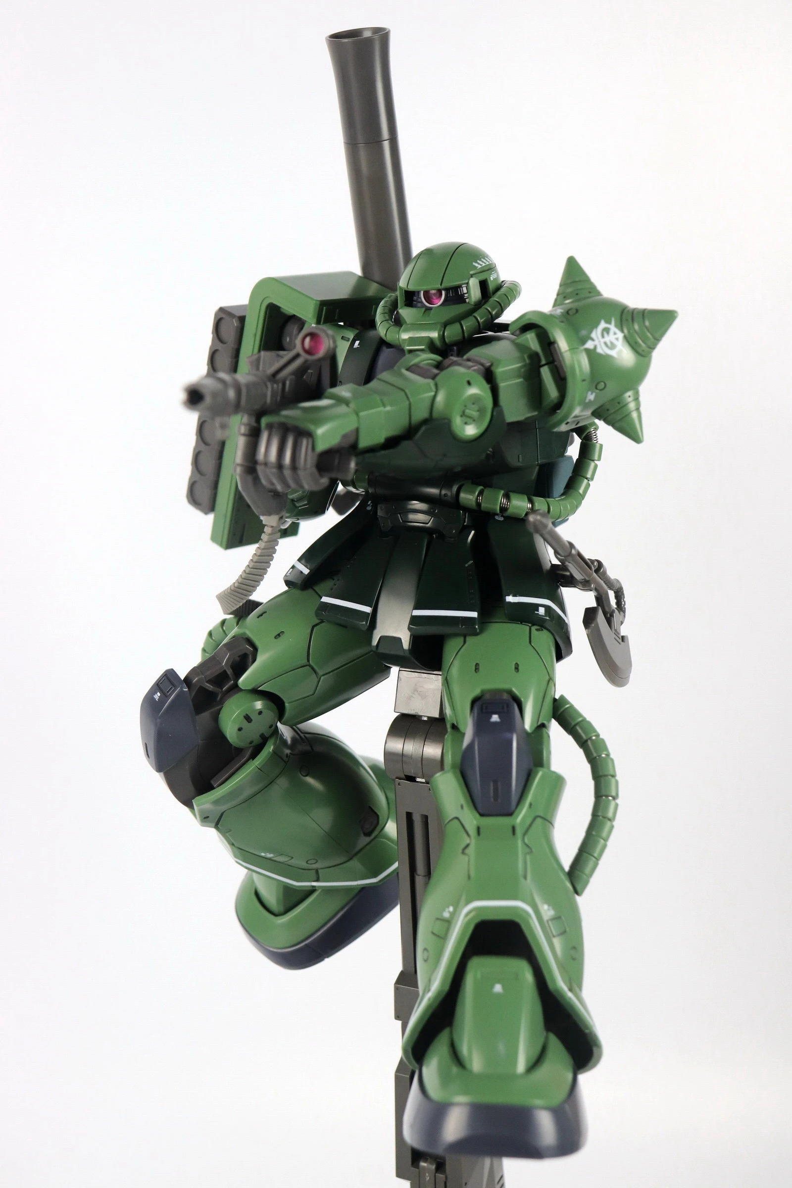 FangDaJing ZAKU II GTO 24cm 1/72 MS-06C-6/R6 TYPE C-6/R6 Model Kit Assembled Mecha Assembling