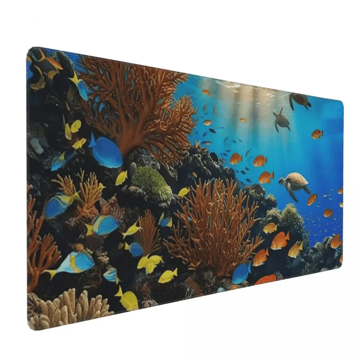 

Large Mouse Pad Marine Life Coral And Fish Underwater PC Laptop Mats Keyboard Carpet Computer Gaming Office Accessories Desk Mat