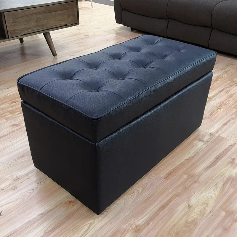 American sofa pedal stool Nordic modern simple bedside stool household storage storage
