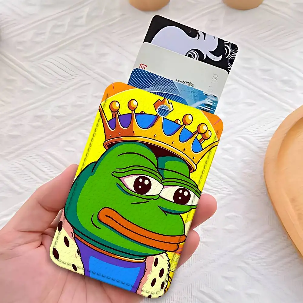 Portachiavi Cool P-Pepe The F-Frog per Carte di Lavoro, Bancarie, Aziendali, Studenti, Custodia Protettiva per Tessere e Carte Autobus