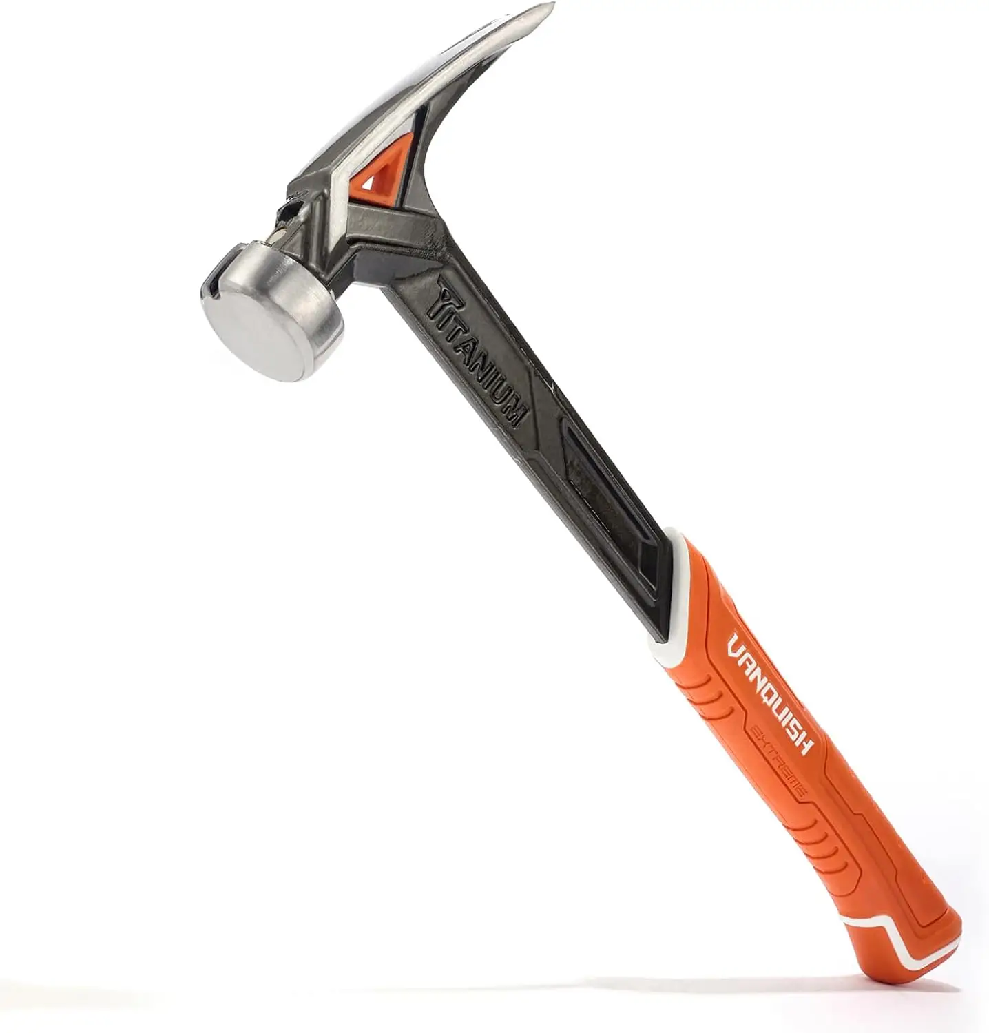 

11oz Titanium Framing Hammer with Magnetic Nail Holder, Anti-Vibration Design and Soft Grip