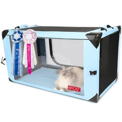 Large Cat Exhibition Cage For Show  Foldable Cattery Delivery Room Professional Cat Racing Cage