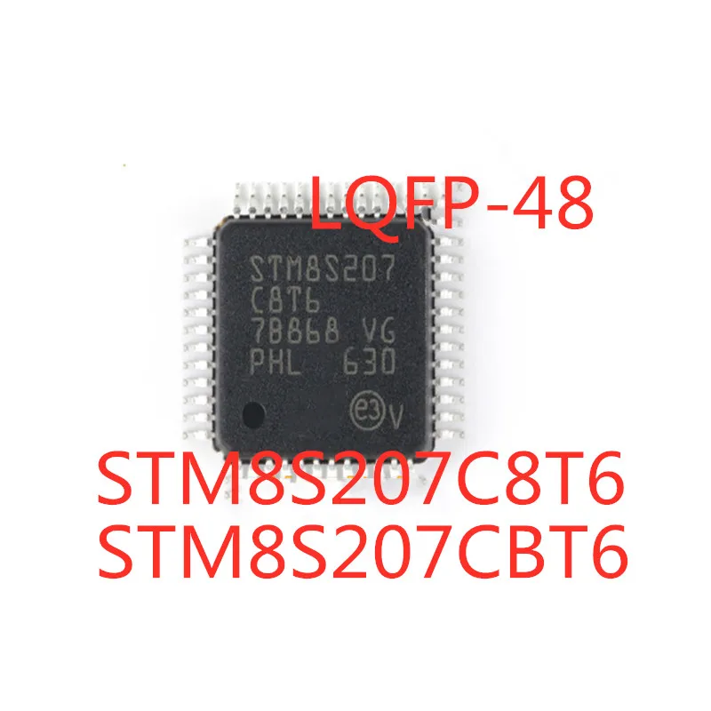 

5PCS/LOT 100% Quality STM8S207C8T6 STM8S207CBT6 STM8S207 SMD LQFP-48 8-bit microcontroller chip In Stock New Original