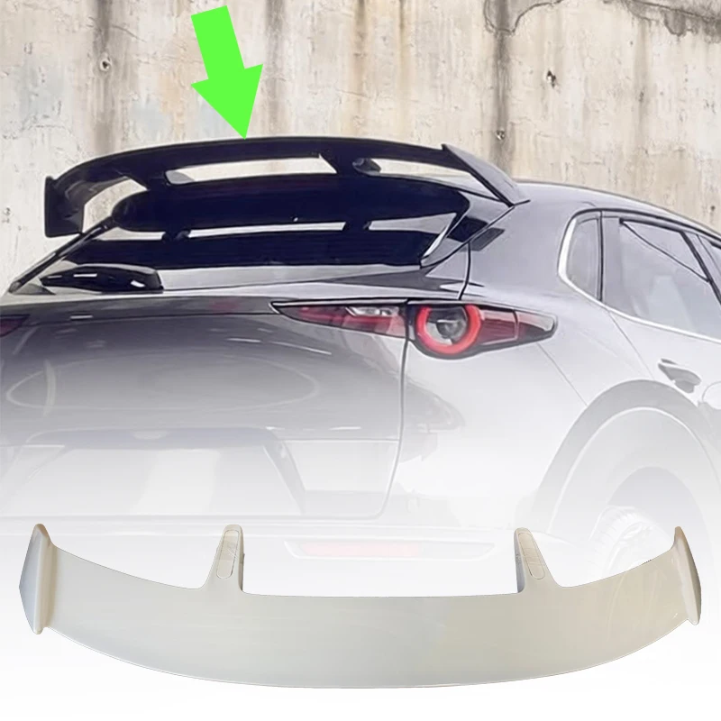 Roof Top Spoiler Rear Roof Wing E Style For Mazda CX‑30 2019‑2025 Crossover SUV Mod Automobiles Accessories Exterior Parts Body