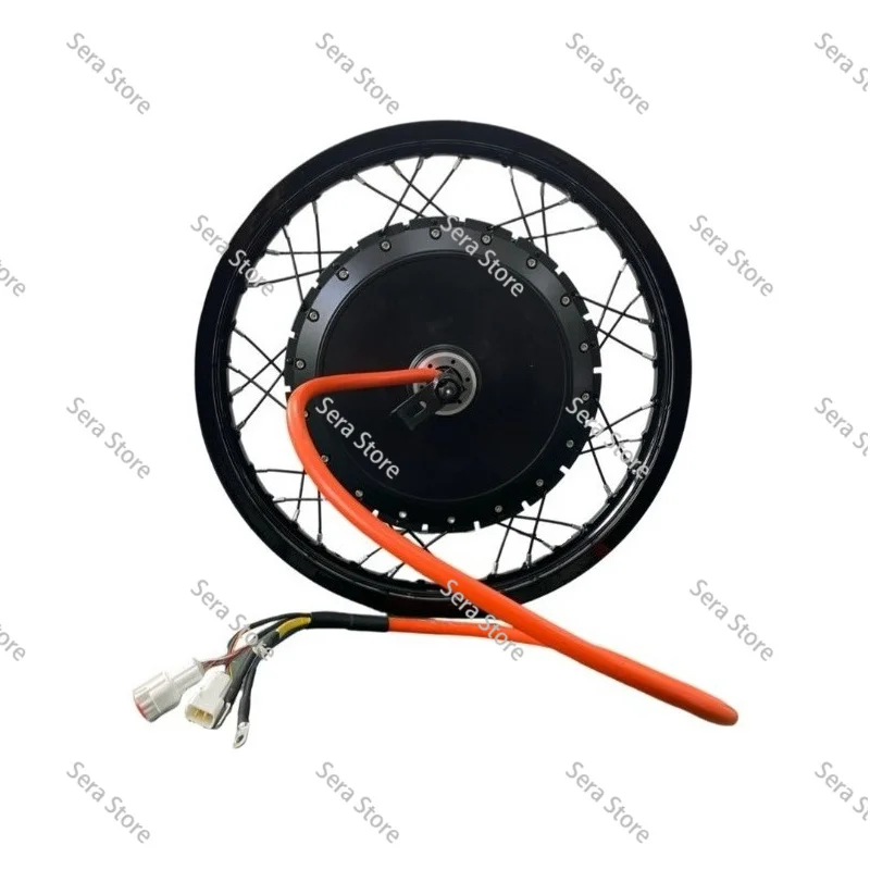QS273 40H V3 Electric Motorcycle Hub Motor 4000W 8000W High Torque Driving Motor With 152mm Frame Dropouts E-Bike  Replacement