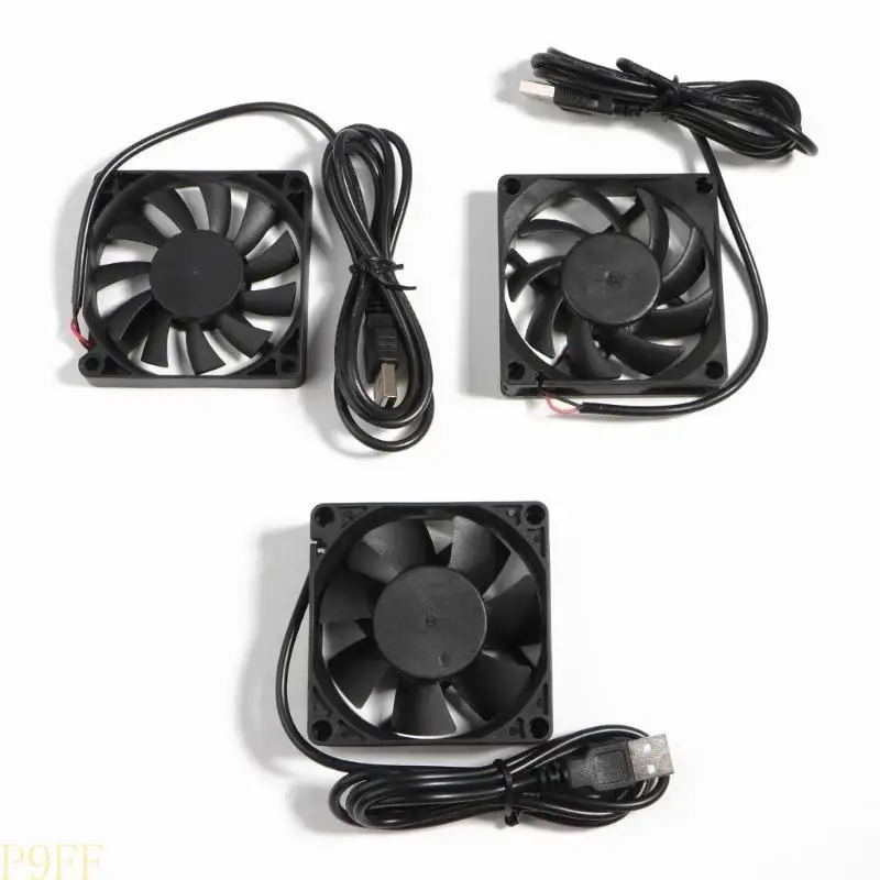 

CS1W 6cm 70mm Fan 7025 7015 7010 DC5V USB Plug Quiet Router Box Cooling Fan