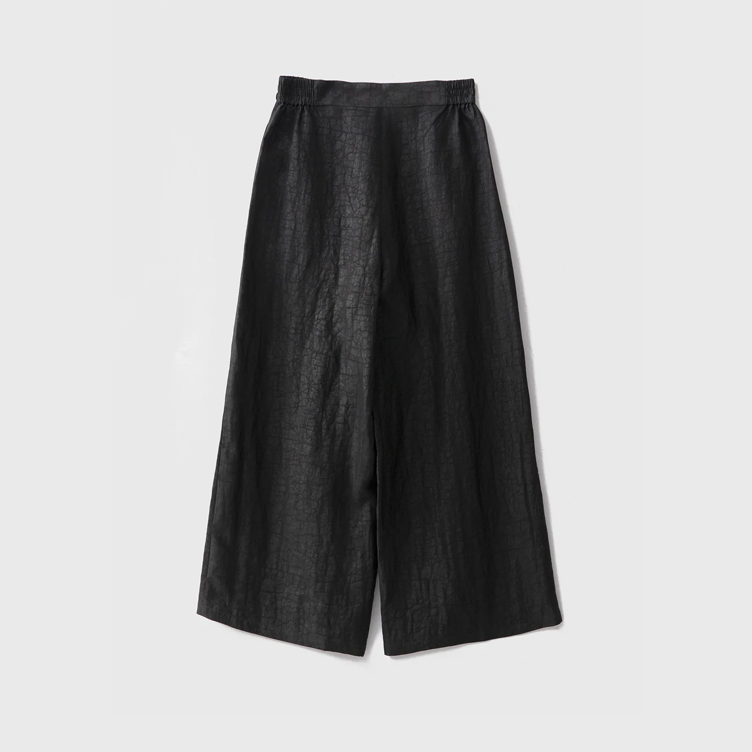 Winsleter-100% 리얼 실크 워터드 거즈 우아한 바지, 신축성 있는 허리 크라클레르, 여성 레트로 와이드 레그 팬츠, 2026 신제품 B5D709CC