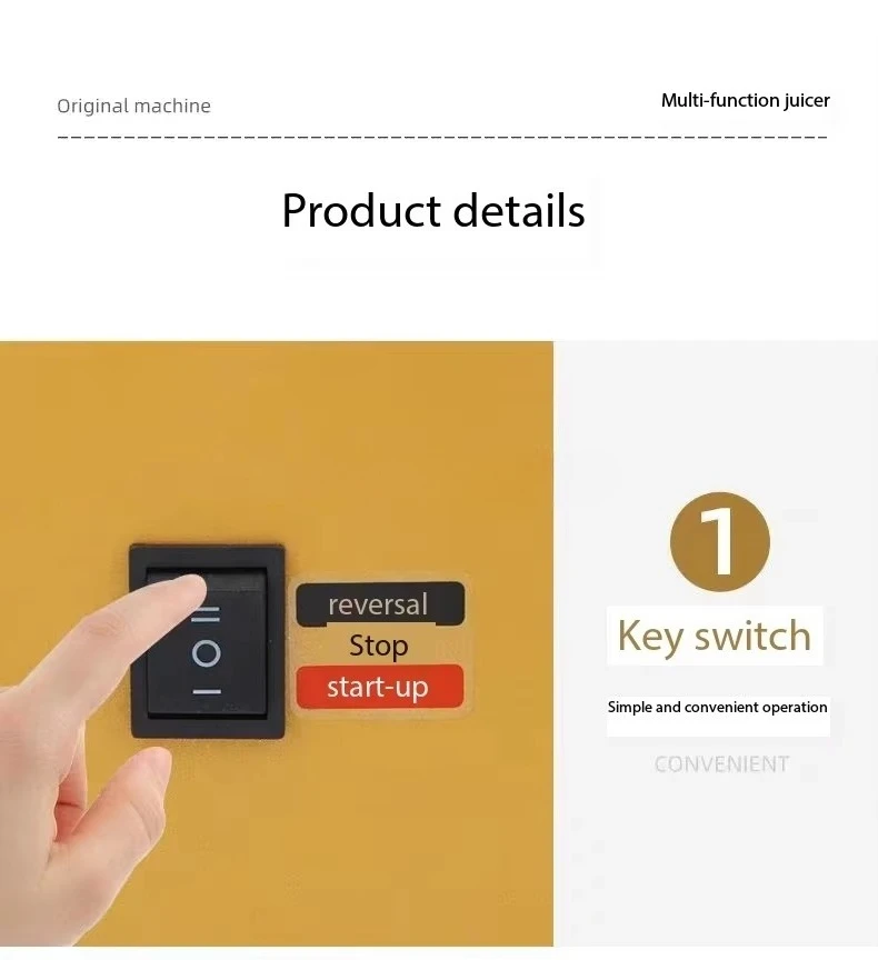 Cold Press Juicer Extractor Machine/ Low Noise Automatic Vegetable Juicer Machine