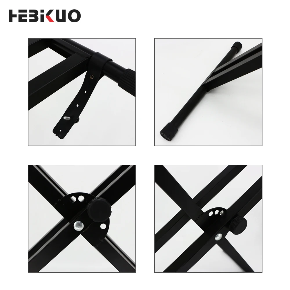 HEBIKUO Q-2XC-2 double adjustable xstyle keyboard stand 88key keyboard stand Synthesizer stand