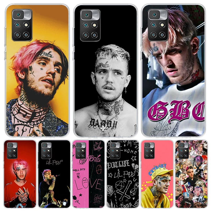 Lil Peep Singer Phone Case For Xiaomi 12C 12 10C 10 10A 9C 9 9A 9T 8A 8 7A 7 6A 6 Pro S2 K70 K60 K40 K20 Art Coque Capa