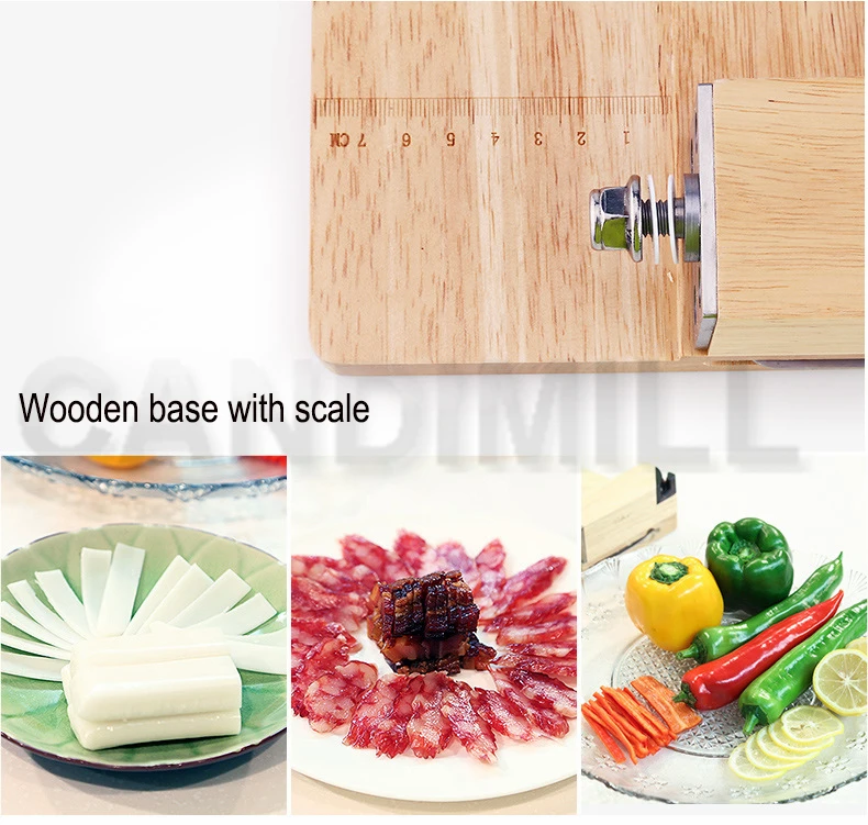 Manual Slicer Household Rice Cake Knife Meat Slicer Cutting Board Kitchen Tools Cooking Accessories