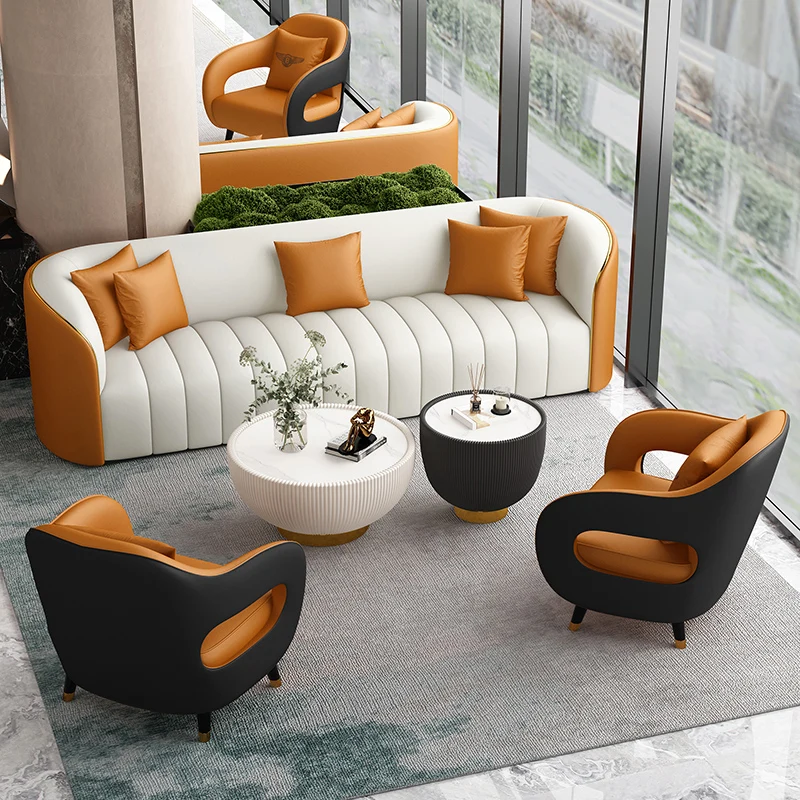 

Luxury Reception Sofa Home Exterior Modern Designer Room Floor Living Style Classic Sofa Minimalist Divano Waterproof Furniture