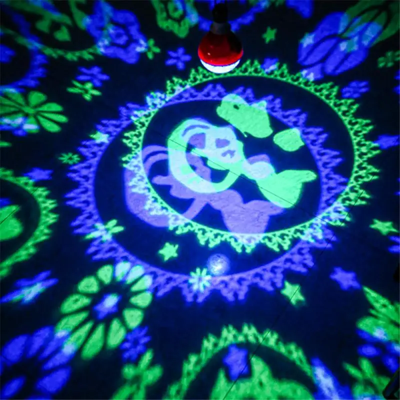 2025 Spring Festival Fu Character Bulb New Year Festive Led Projection Lamp Atmosphere Lamp Decoration Ball Light Color Changing