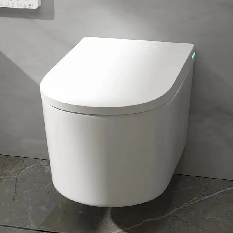 

P Trap Concealed Cistern Back To Wall Wc Toilet Set Bathroom Tankless Wall Mounted Smart Toilet