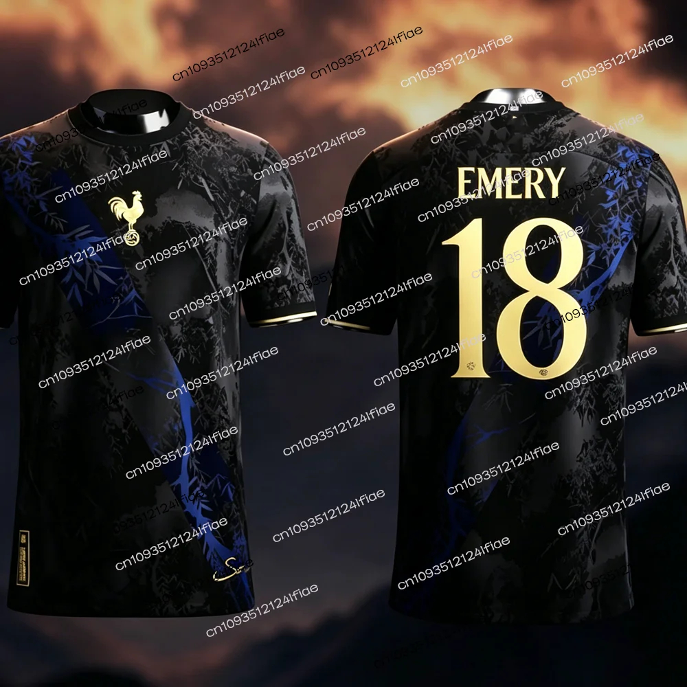 2026 New French Traditional Sports T-Shirt, Kids' Football Jersey, Adult Men's/Women's Quick-Drying T-Shirt, Casual Wear