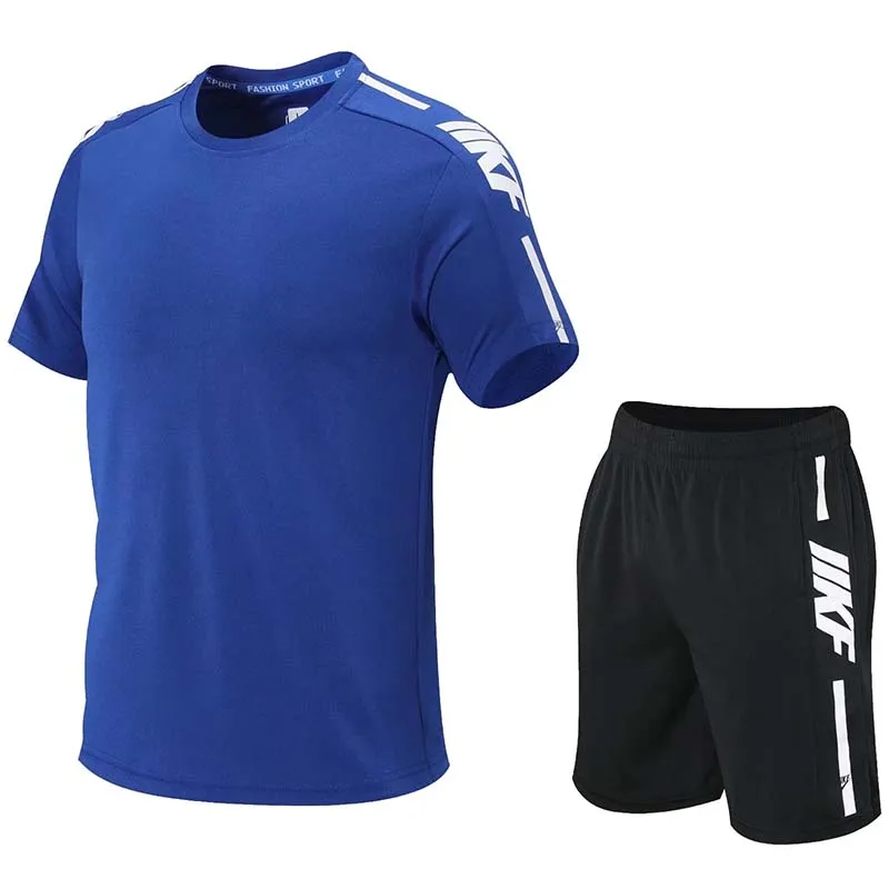 

Мужской комплект одежды для спортзала, спортивная одежда для бадминтона, легкоатлетическая спортивная одежда для бега, фитнеса, спортивный костюм для бега, марафона