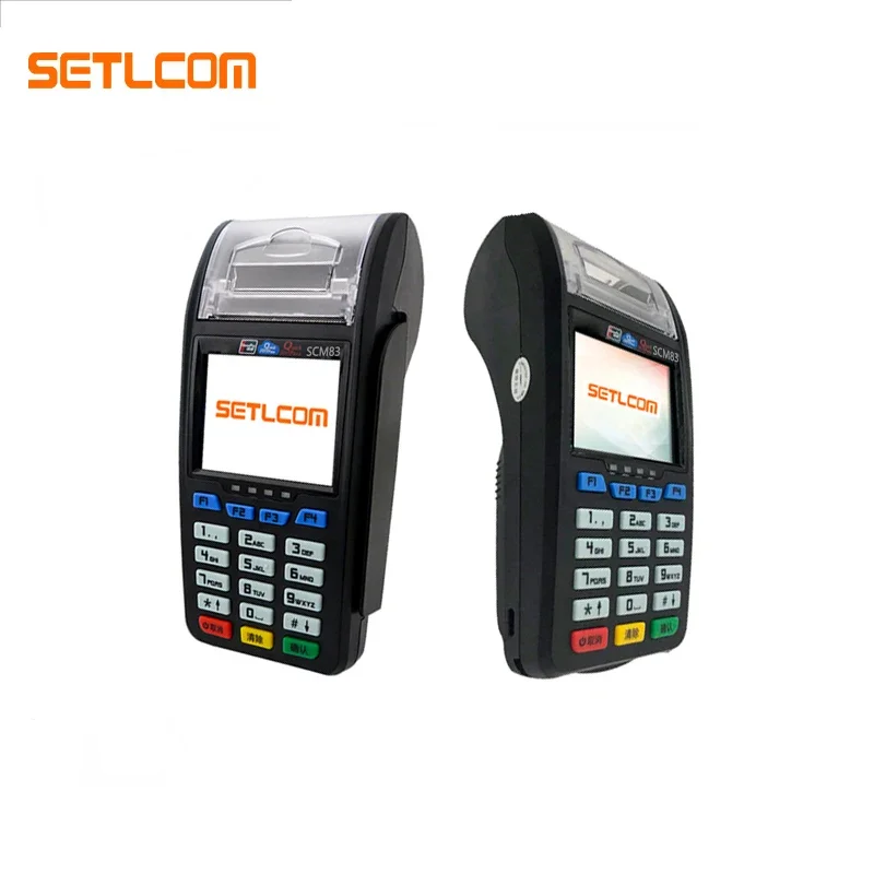 2021 Setlcom البرازيل موبايل NFC RFID قارئ البطاقات المغناطيسية EFTPOS لينكس لمتجر البيع بالتجزئة
